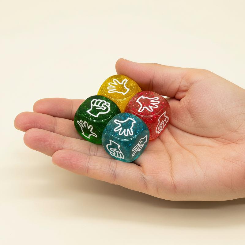 Party Games Kid Friendly - 20MM 창의적이고 재미있는 손가락 추측 주사위