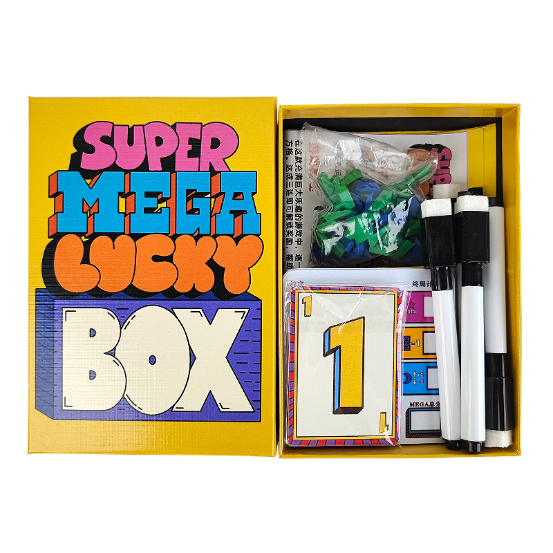 슈퍼 메가 럭키 박스 보드 게임 1-6인용 가족 파티  - Party Games Box 리뷰 및 가격