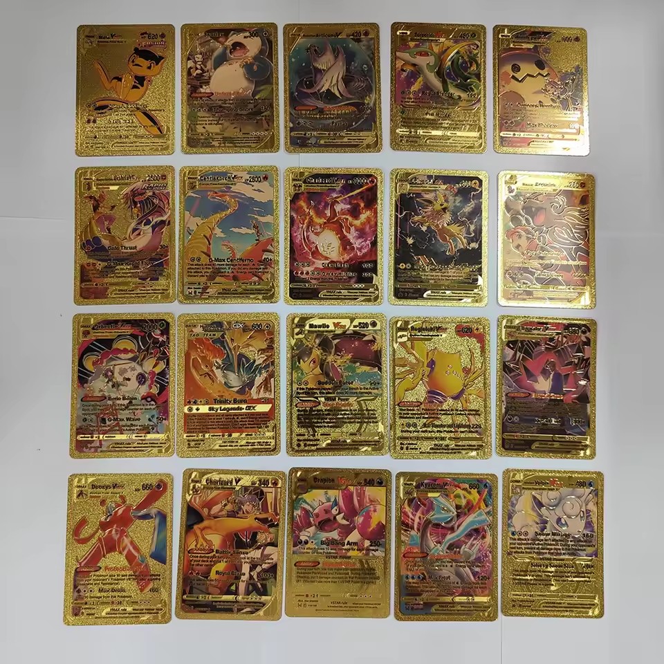 55개 포켓몬 카드 Vmax GX 골드 포일 플래시 박 - Party Games In Spanish 리뷰 및 가격