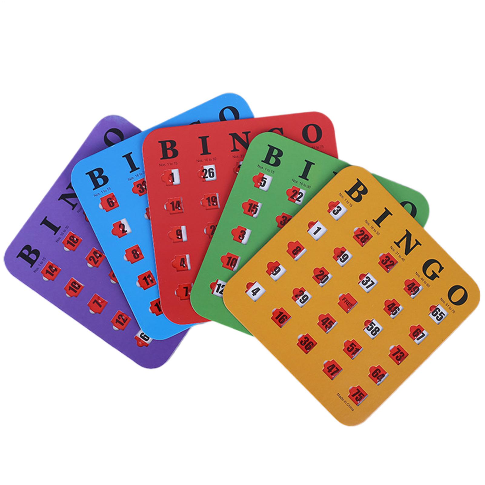 블라인드와 슬라이더가 포함된 5개 슬라이딩 빙고 게임  - Party Games At Home 리뷰 및 가격